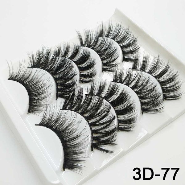 

5 пар норковые ресницы натуральные / толстые 3d искусственные ресницы натуральные ложные ресницы ручной работы ресницы макияж удлинительные