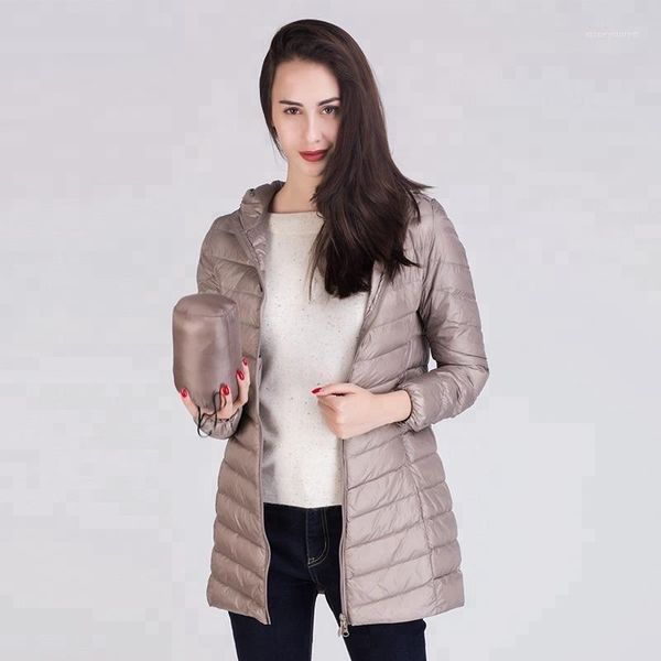 

women's down & parkas ultralight women winter hoodie coat parkas1, Black