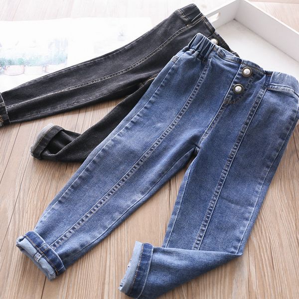 

jeans girls' trousers children's clothing wholesale, Blue