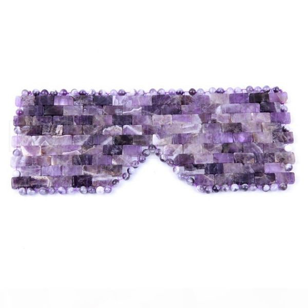 

jade mask natural rose quartz eye mask for black circle eye facial skin care mask for health care face massager