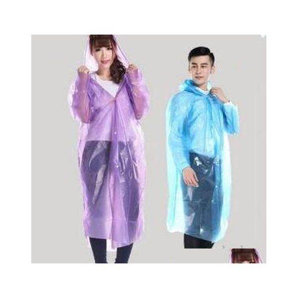 

waterproof disposable raincoat pe raincoats one-time poncho rainwear household tool rain coat rain wear rain coat hood tuvls