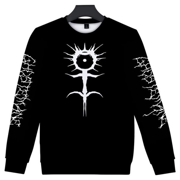 

ghostemane 3d hoodies men women mercury grade image printed hoodie sweatshirt harajuku tracksuit brand clothes, Black