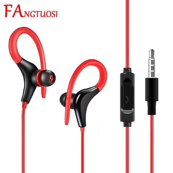 

fangtuosi earphone 3.5mm sports earphone stereo earhook running with microphone for android use