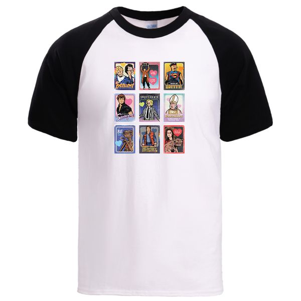 

незнакомец износ вещей tee mens лето с коротким рукавом реглан tshirt марка сыпучие fit plus сыпучие толстовка с капюшоном толстовка мужчины