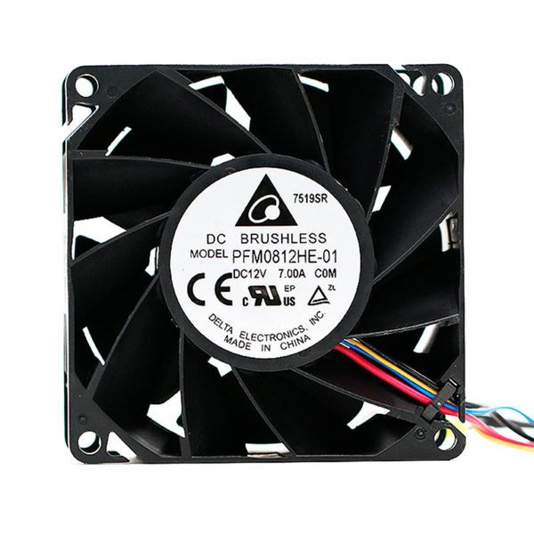 

new for delta pfm0812he-01 a01 dc 12v 7.00a 80x80x38mm server powerful axial cooling fan