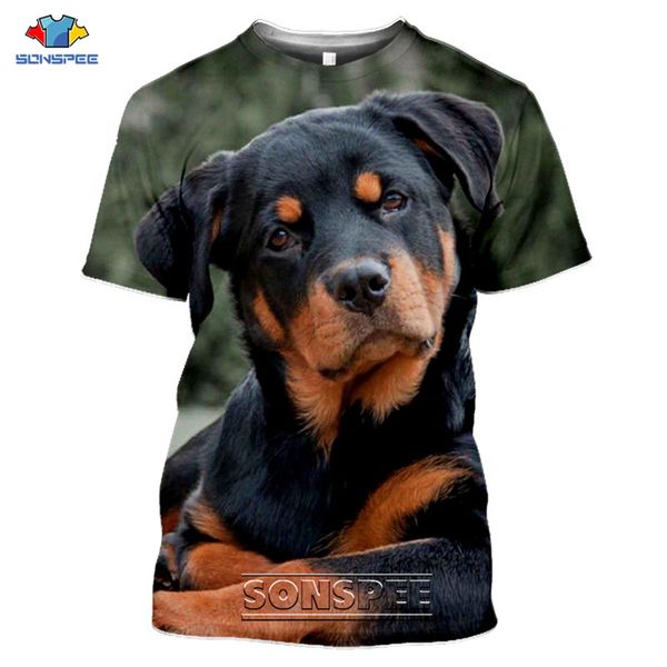 

animal dog rottweiler 3d print shirts kawaii humor humor men clothing