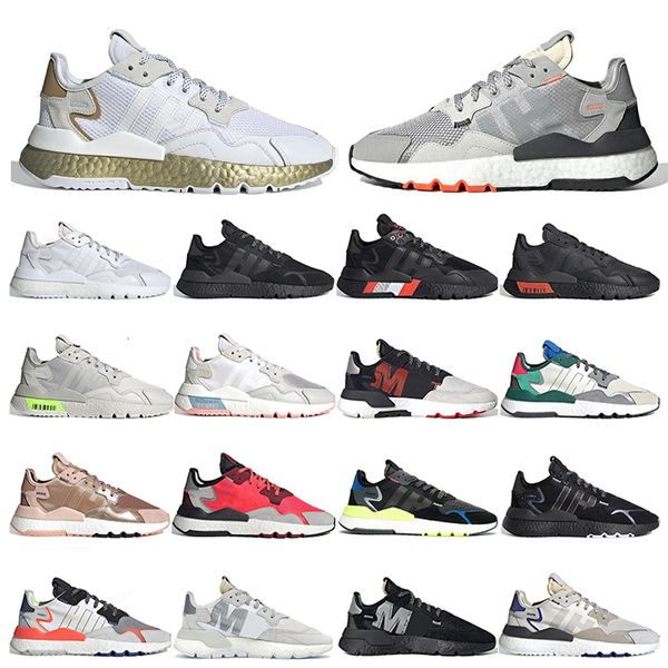 

new nite jogger reflective xeno mens running shoes grey six collegiate green clear mint m bred men women sports sneakers size 36-45