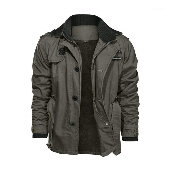 

winter emperor jacket menthick warm casual outwear jackets european size dropshipping1, Black
