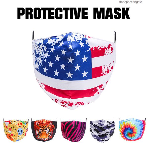 

factoryusiwto washable cotton for civilian use printed 3d protect against industrial dust, pm2.5, children's face and sun masks