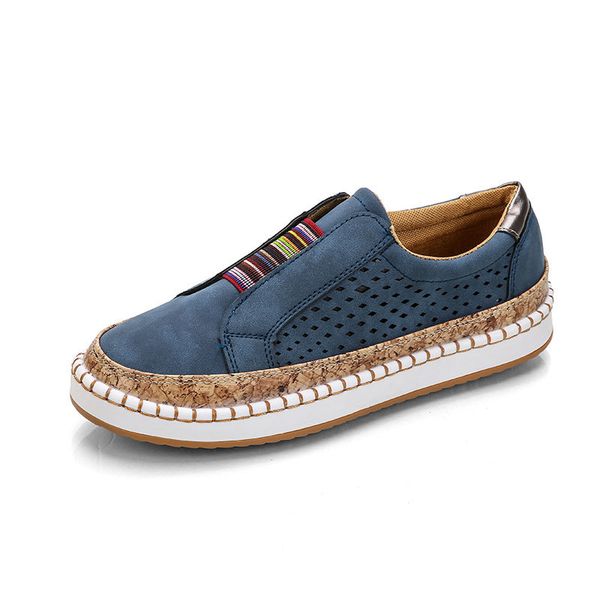 

2021 the new plus size moccasins spring woman leathers leaping sheets women sliding over platform tennis towering women's apartments ec, Black