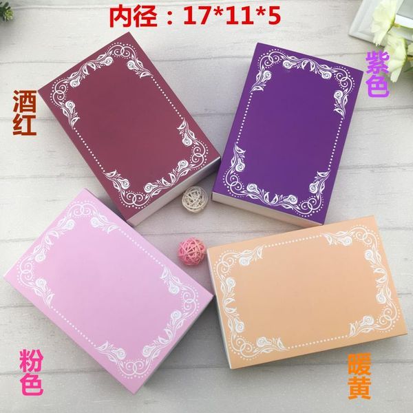

gift wrap 10pcs exquisite flower packaging box slide drawer design candy wedding party favor craft paper inner size 17x11x5cm