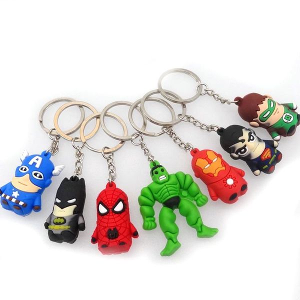 

cartoon shape keychain keyring keyrang cute&pvc plastic silicone keychain keyring keyholder, Silver