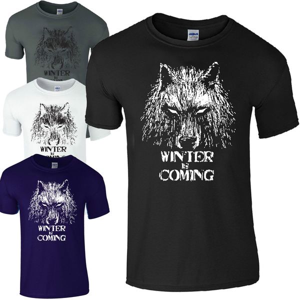 

winter is coming dire wolf футболка jon snow футболка арья старк спорта с капюшоном hoodie