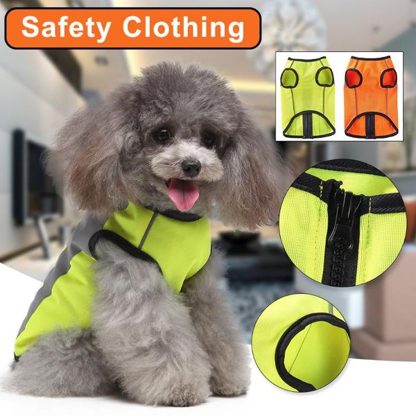 

dog apparel reflective outdoor night puppy safety hiking costumes fashion walking vest casual high visibility exercise pet clothes