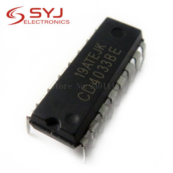 

10pcs / серия cd4033be cd4033 4033be dip-16 в наличии