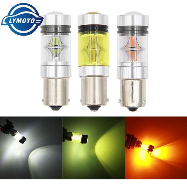 

2pcs car ba15s bau15s p21w 1156 led s25 car turn bulb turn signal light amber yellow red lamp parking backup tail light