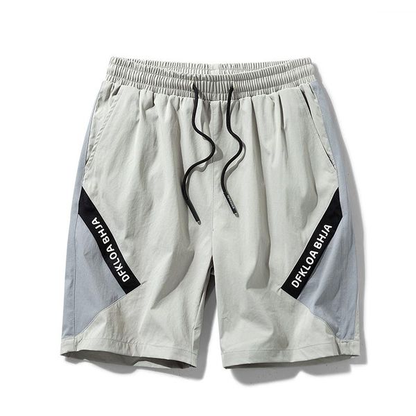 

2020 streetwear summer men's shorts casual cargo shorts men 2020 new bermuda knee length men short pants, White;black