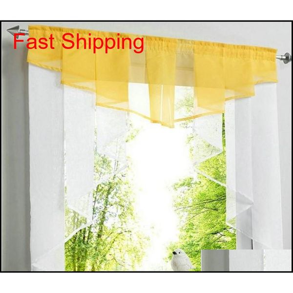 

flying tulle kitchen curtain for window balcony rome pleated design stitching colors voile sheer drape white yar qyleeq lyqlove