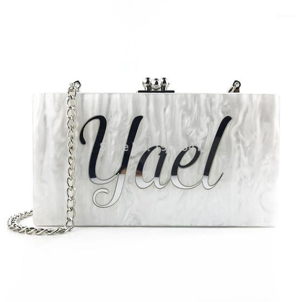 

evening bags oc3939 personalized customization women mirror acrylic bag1