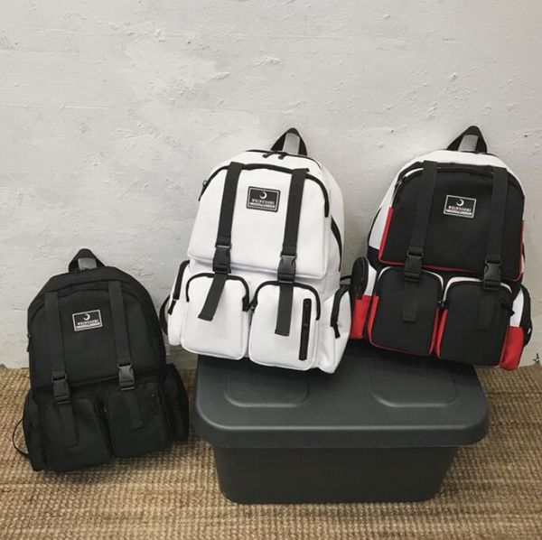 

man backpack large capacity high school college students backpack travel bag multiple pockets lovers bag