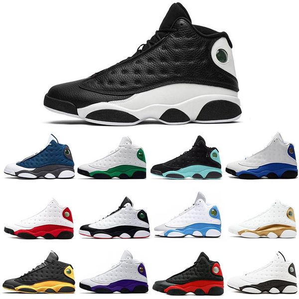 

men sneakers shoes 13 13s reverse he got game island green bred chicago flint black cat hyper royal sneakers 7-13