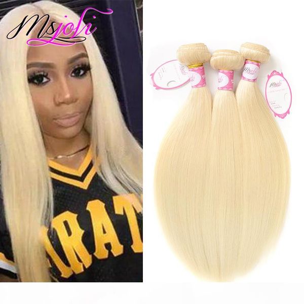 

613# indian virgin hair 3 bundles 8-26 inch straight hair bundles blonde straight human hair weave 613# indian bundles, Black