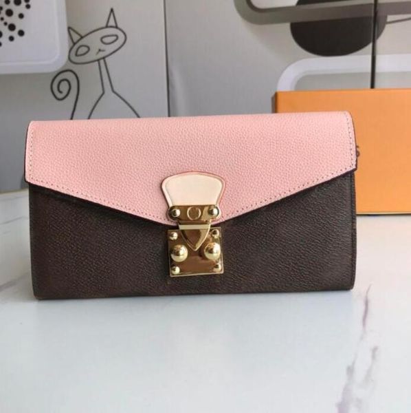 

luxurys designers wallet portafoglio fashion clutch purses victorine wallet classic pallas wallet bag card holder purses with box dust bag, Red;black