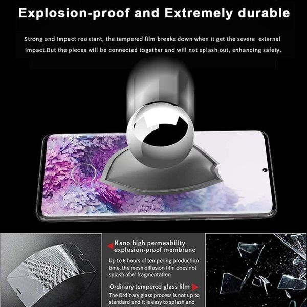 

край стекла экрана защитная крышка plus s8 для полной s20 изогнутые samsung s9 закаленное 10 s10 фильм s10e примечание galaxy yxlccp cases20