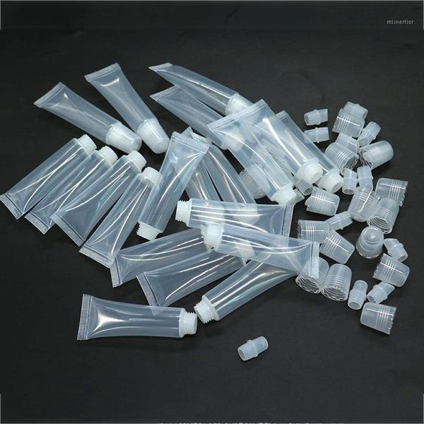

storage bottles & jars 10ml/8ml empty lipgloss bottle lip gloss tube cosmetic mini containers 10pcs1