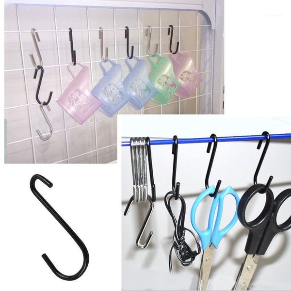 

10pcs s-type hooks carbon steel hanging storage hanger heavy duty kitchen utensils1