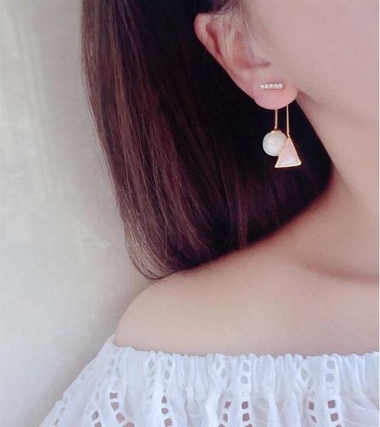 

fashion factory wholesale j shape stud micro pave cz star earring cute girl party christmas gift charm jewelry, Golden;silver