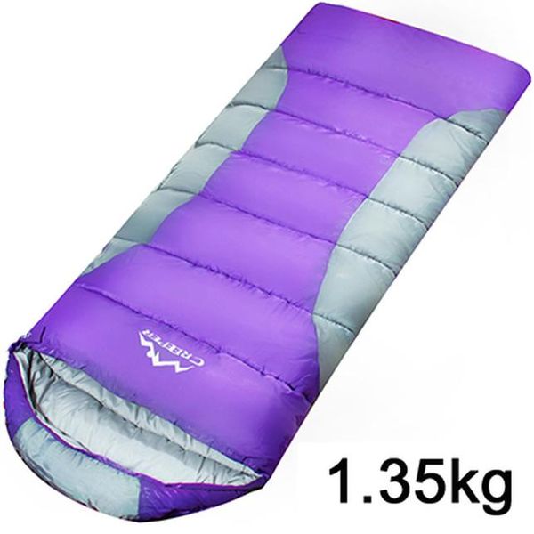 

1.35kg ultralight camping double sleeping bag winter autumn envelope duck single sleeping bags camping climbing hiking warm bag wmtsls