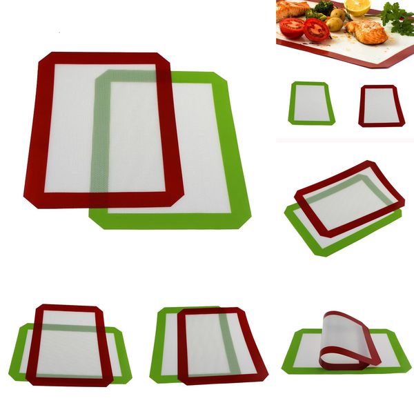 

non-stick silicone baking mats mat fiberglass 30cm x 21cm dab oil bake dry herb pads