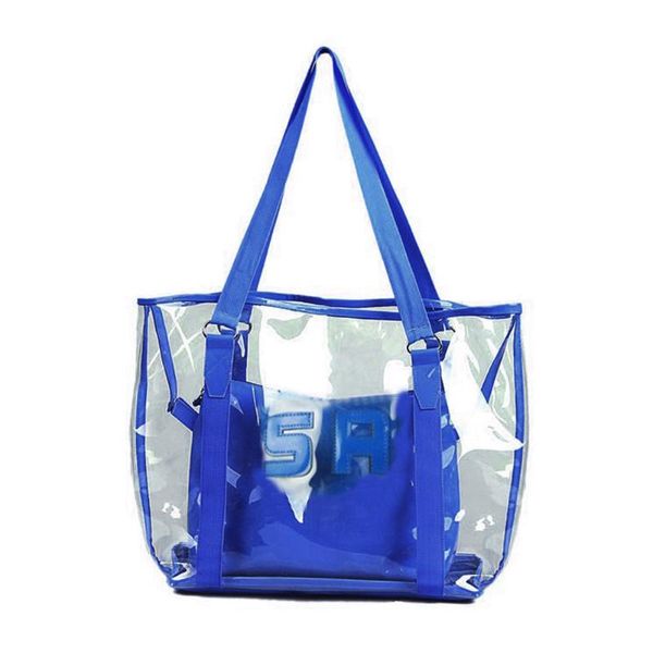 

мода женщины jelly candy прозрачный сумки плеча tote сумки пляжная сумка новая