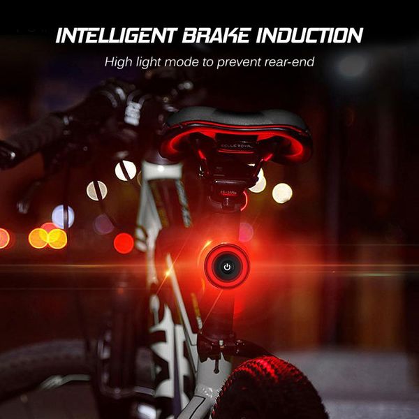 

bike rear light remote control bike light night riding bicycle rechargeable