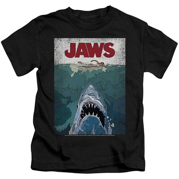 

jaws lined poster little boys black md 5_6 hoodie designers t shirts sweatshirt