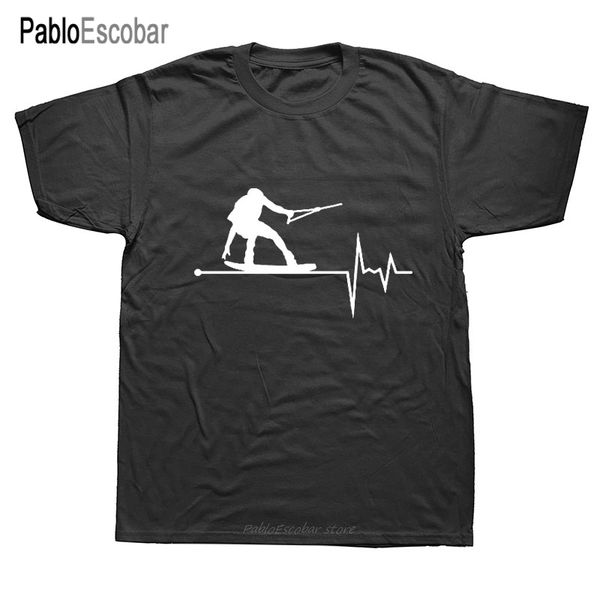 

лето мужчины вейкборд в мой heartbeat печати дизайнеров толстовку t shirs s повседневный хлопка с коротким рукавом мужские футболки толстовк