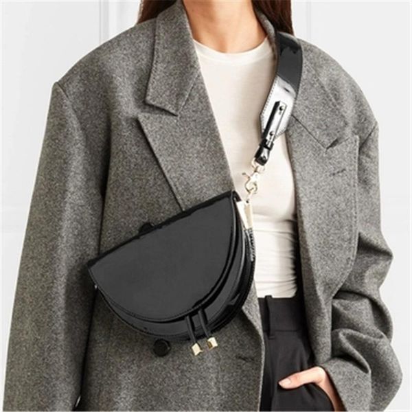 

new alligator flap women small crossbody bags european fashion crocodile patent pu leather solid handbags sling bags mini