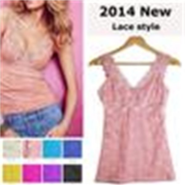 

2014 new style summer fashion women clothing base shirt women's lace tanks, White