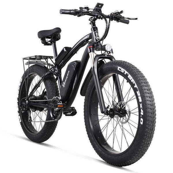

electric mountain bike - 1000 watts, 48 volts 60km range, Silver;blue