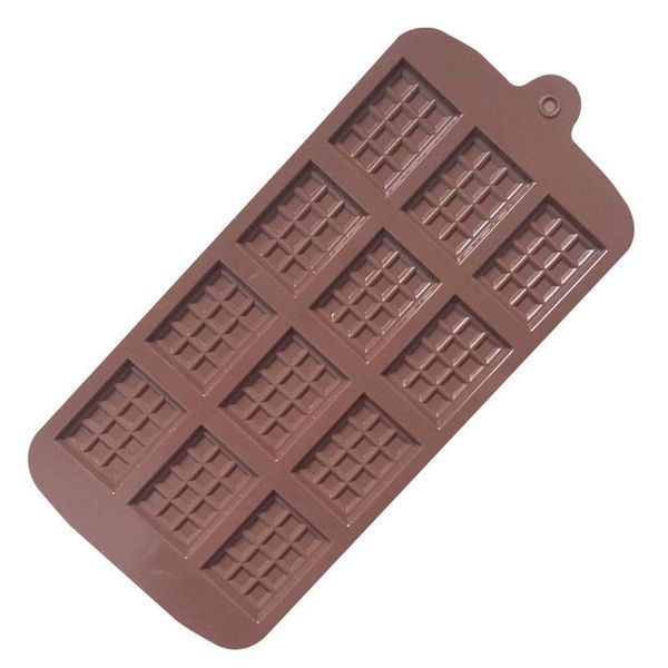 

12 даже шоколад mold силиконовые mold fondant формы diy candy bar mold cake инструменты украшения кухни выпечка аксессуары bbyzqt garden2010