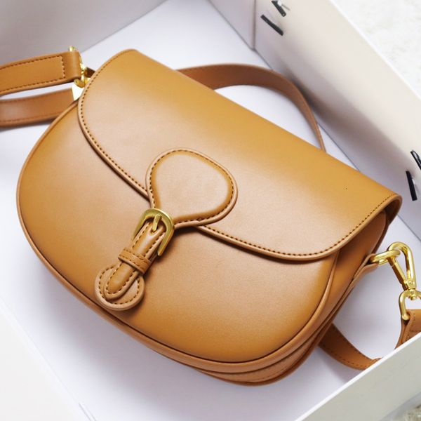 

new french niche texture popular half round saddle bag women's crossbody mini fashion