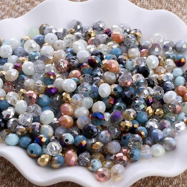 

beauchamp 4*m 135pcs needlework crystal beads rondelle faceted sewing beading bracelet earring jewelry findings accessories bbygdx lg2010