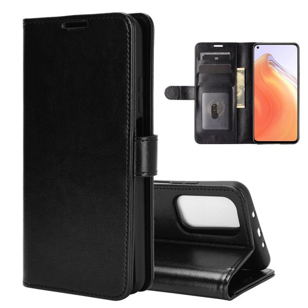

for xiaomi mi 10t 10t pro r64 texture single horizontal flip protective case with holder card slots wallet p frame