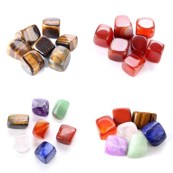 

natural crystal chakra stone 7pcs set natural stones palm reiki healing crystals gemstones home decoration accessories 94 g2