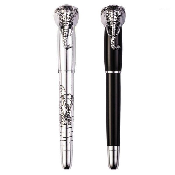 

elephant head in lid fountain pen delicate medium nib signature pens business home office school supplies g92e1