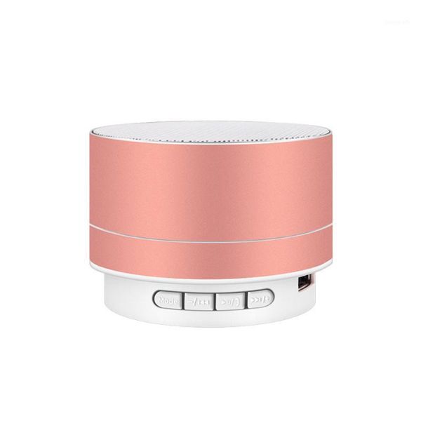 

portable speakers mini wireless bluetooth speaker led light aluminum alloy subwoofer support tf card1