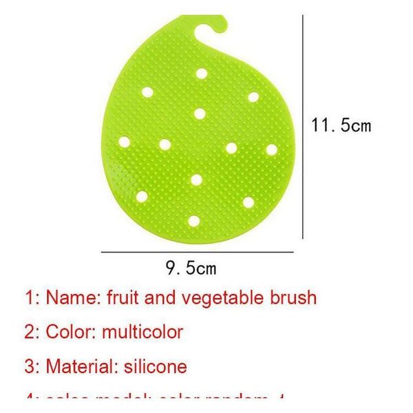 

vegetable cleaning brush 2017 new arrival sile fruits brush for potato carrot ginger cleaning shi jllybs jjxh