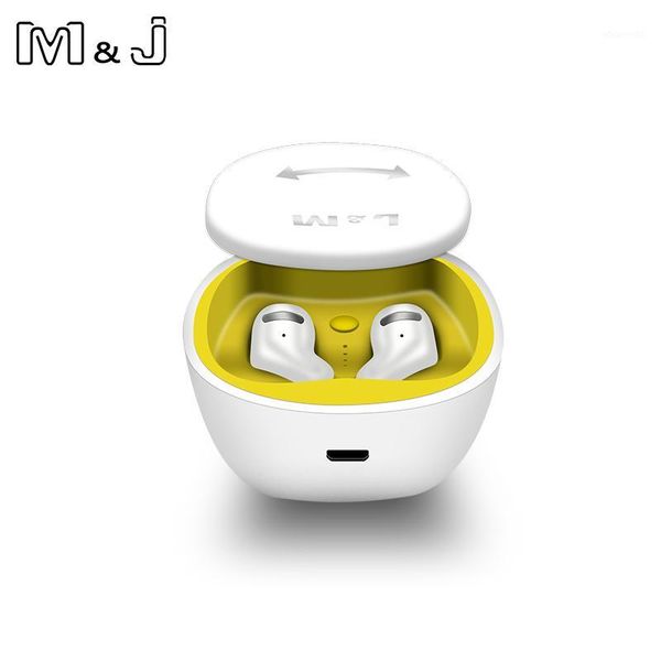 

m&j bluetooth 5.0 in-ear wireless stereo bass sound noise cancellation mini wireless bluetooth earphone1