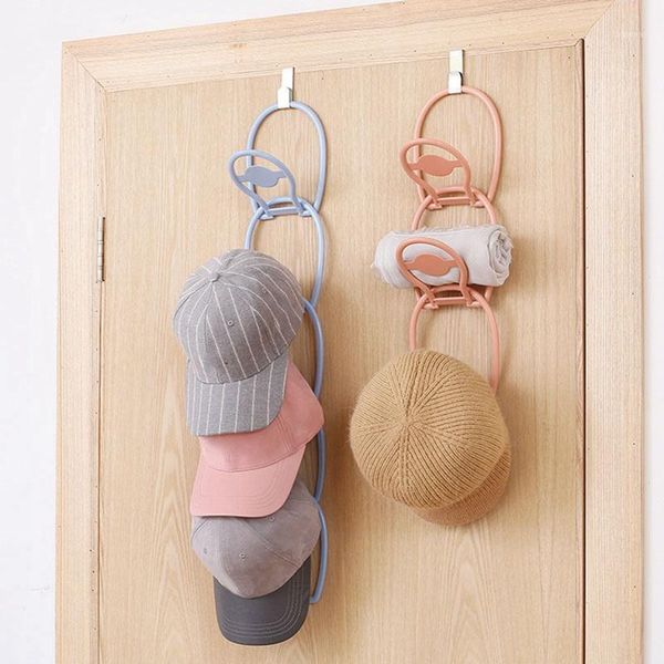 

hooks & rails 2021 ly 6pcs multifunction door hook for hat tie household storage bathroom1